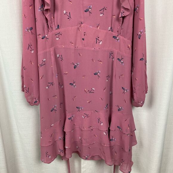 City Chic Pink Blushing Petal Christina Mini Dress Sz.XXL/24 NWT - Picture 6 of 16
